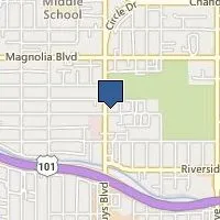 minimap for Sherman Oaks